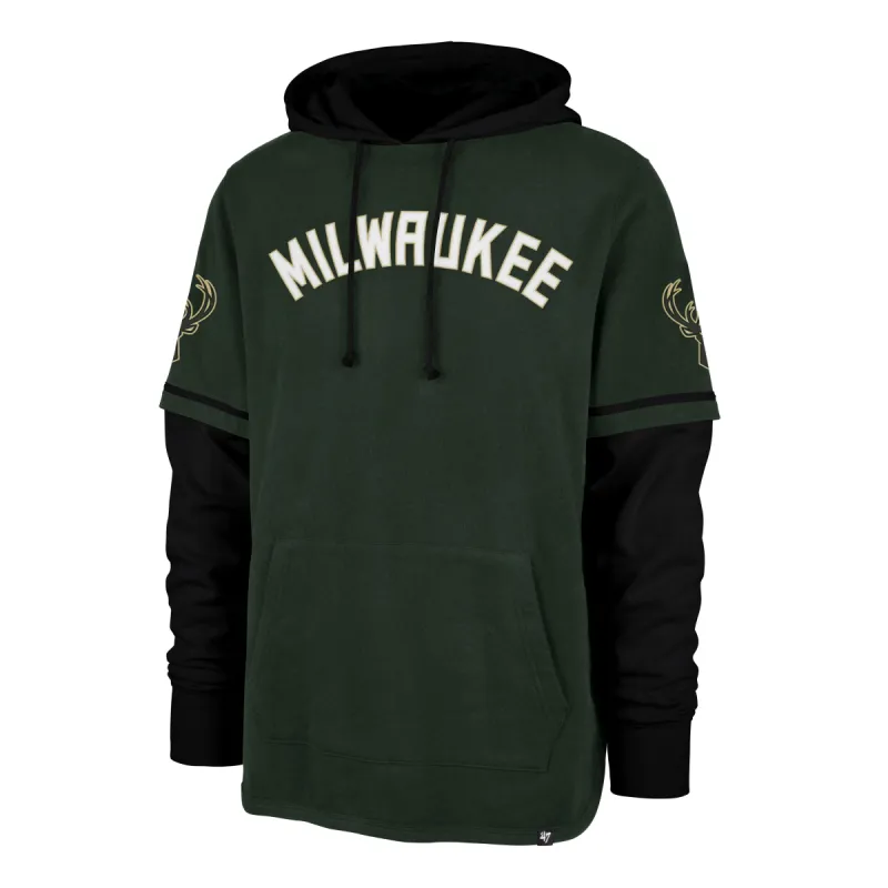 MILWAUKEE BUCKS TRIFECTA '47 SHORTSTOP PULLOVER HOOD sold by 47