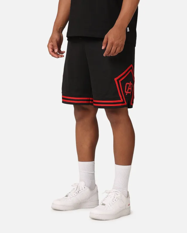 Carre Fold Mesh Basketball Shorts Black/Red sold by Culture Kings