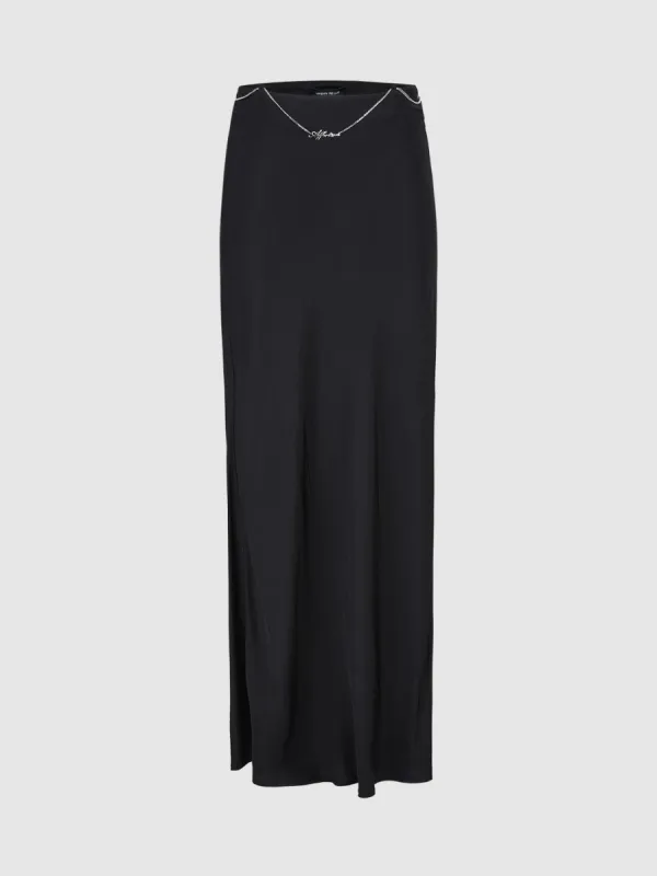 Maxi Straight Skirt sold by Urban Revivo