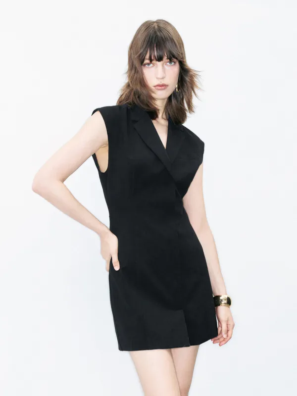 Sleeveless V-Neck A-Line Dress sold by Urban Revivo