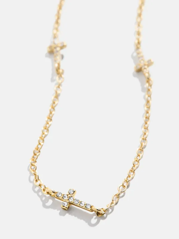 Divine & Protect Necklace - Cross sold by BaubleBar