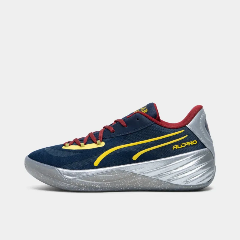 PUMA All-Pro NITRO Club Navy / Intense Red sold by JD Sports