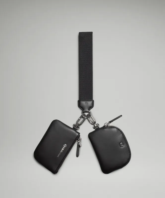 Dual Pouch Wristlet *Leather Alternative sold by Lululemon