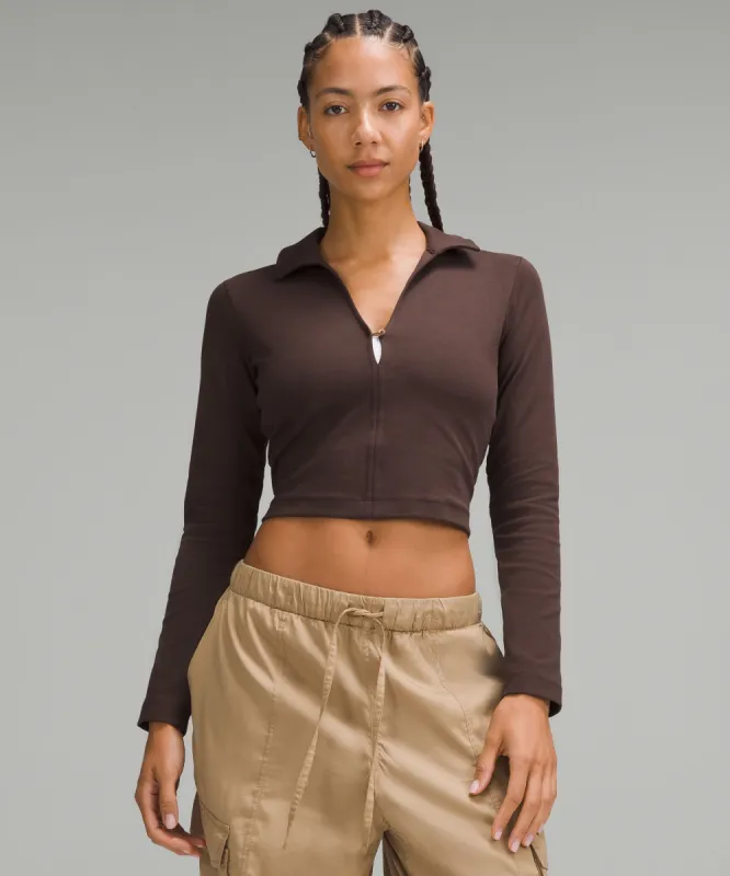 Stretch Cotton Long-Sleeve Polo Shirt sold by Lululemon