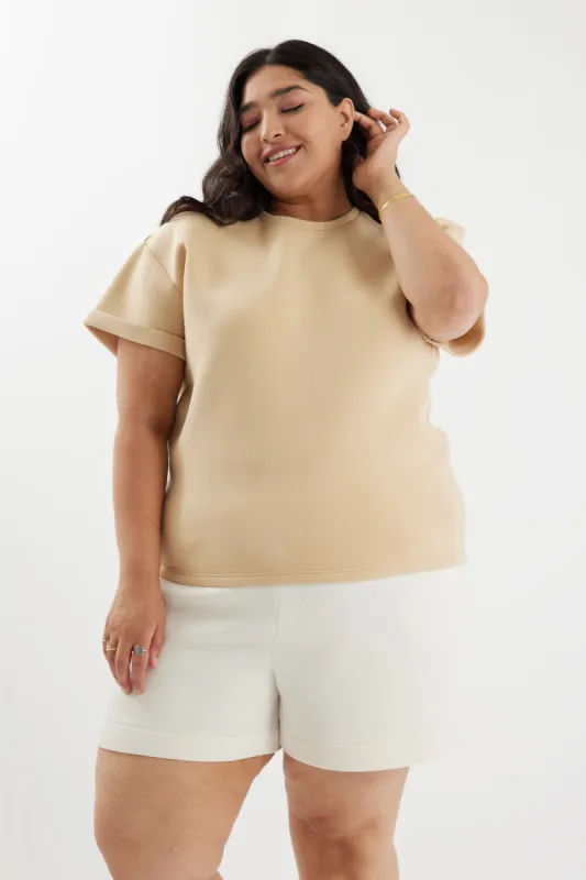 Bengal T-Shirt - Milk Tea [SALE] sold by Lezé the Label