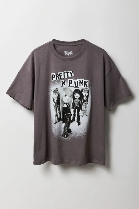 Bratz Punk Graphic Boyfriend T-Shirt sold by Charlotte Russe