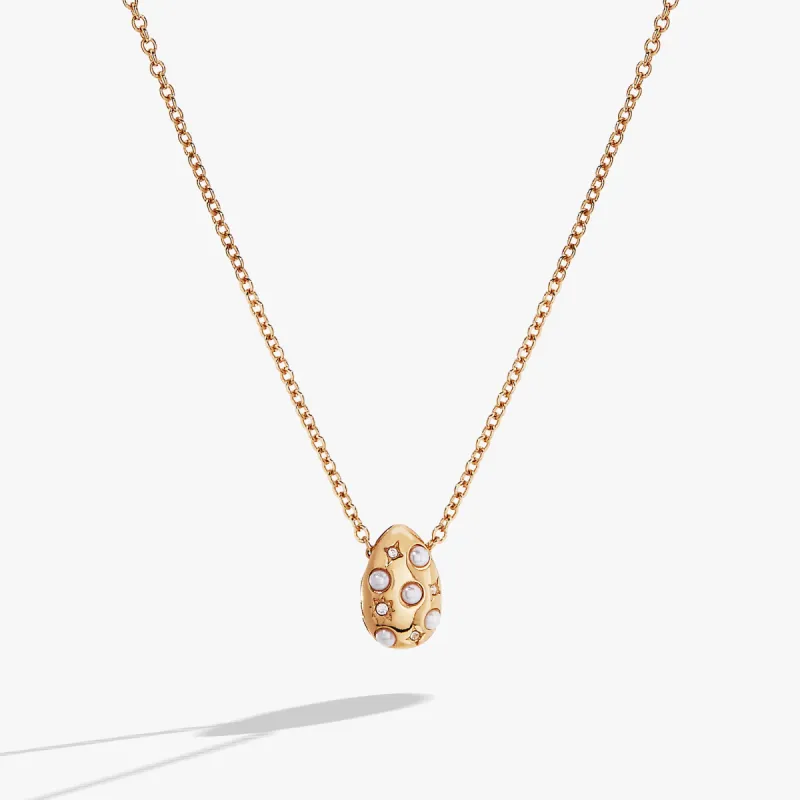 Pearl and Crystal Pendant Necklace sold by Alex and Ani
