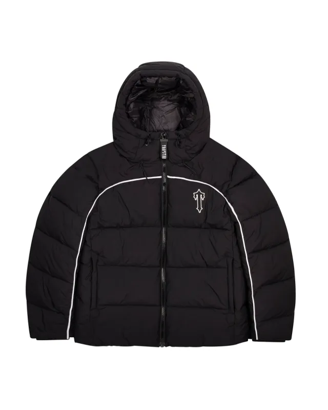 Irongate Arch Piping Puffer - Black/White sold by Trapstar London