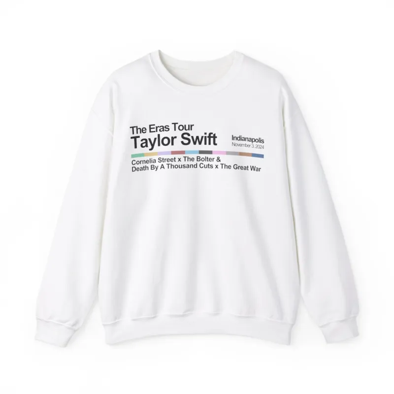 Indianapolis Night 3 Crewneck Sweatshirt sold by Rose Blush Studio