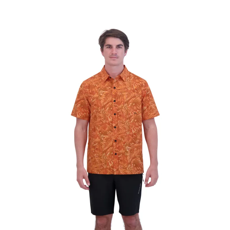 Dakine Aloha Button Down Short Sleeve Shirt - Sunset Palms Print sold by Dakine