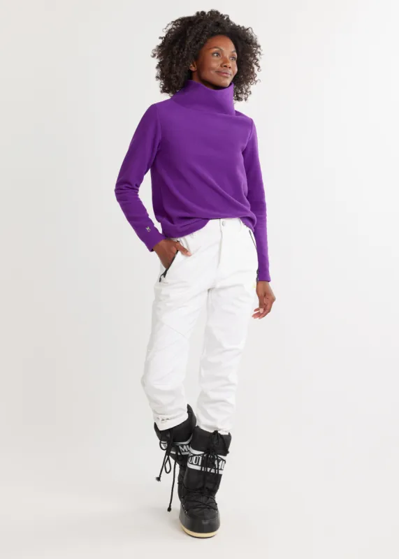 Greenpoint Turtleneck in Vello Fleece (Purple) sold by Dudley Stephens