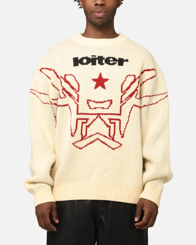 Loiter Substance Knit Sweater Off White sold by Culture Kings