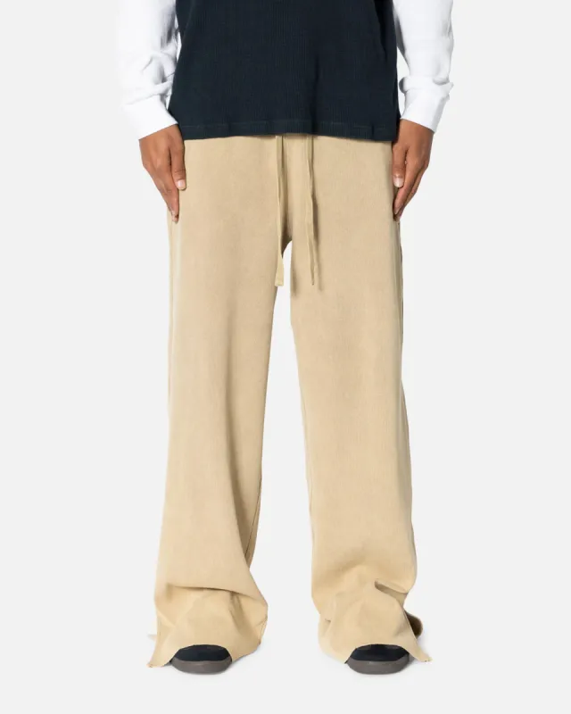 MNML Ribbed Slinky Sweatpants Earth sold by Culture Kings