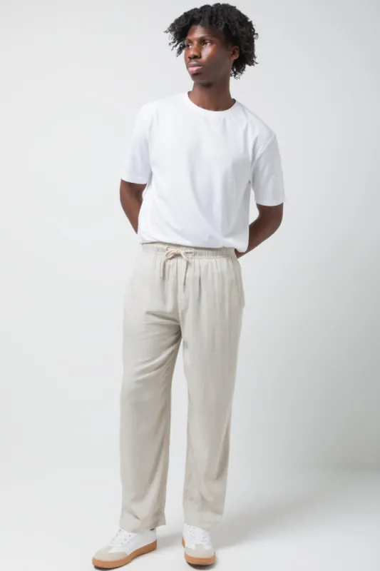 Relaxed Pants Natural sold by Ackermas