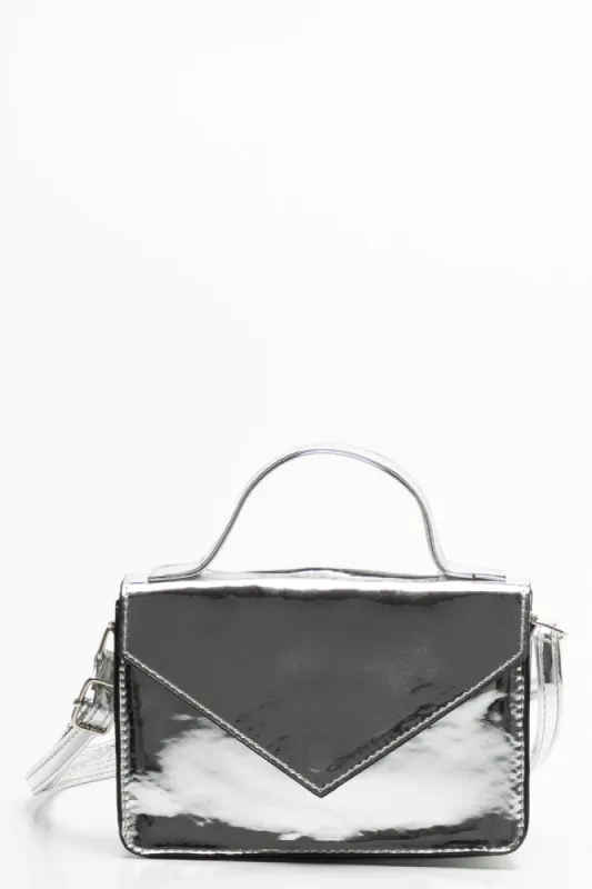 Sling Handbag Silver sold by Ackermas
