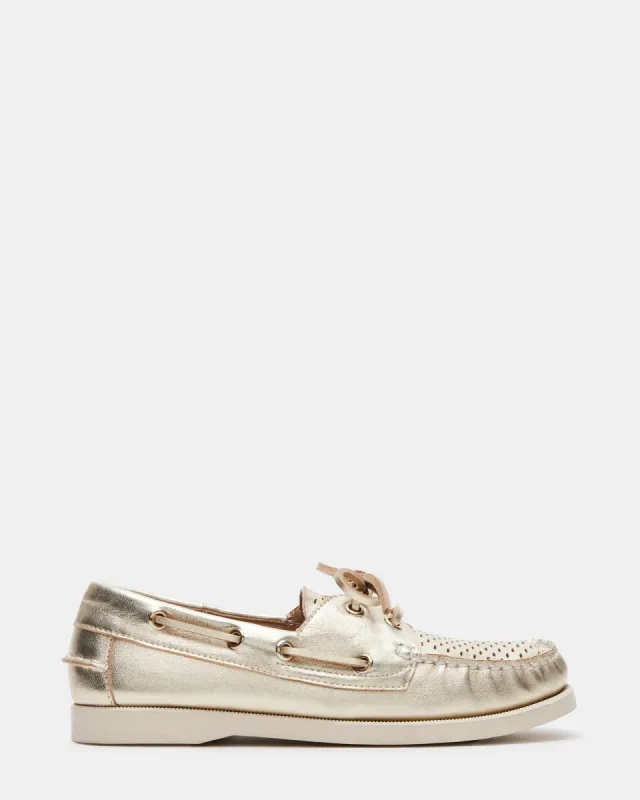 SAIL GOLD LEATHER sold by Steve Madden