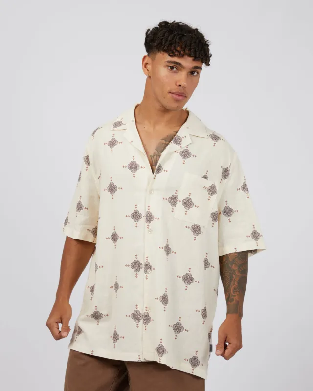Lisbon Shirt Natural sold by edge clothing