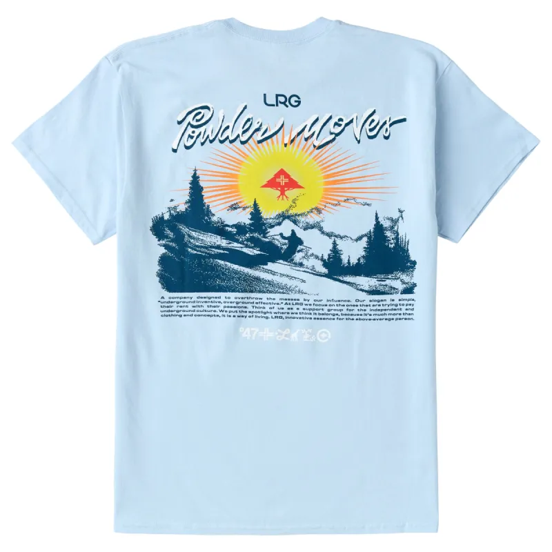 POWDER MOVES TEE - POWDER BLUE sold by Lrg