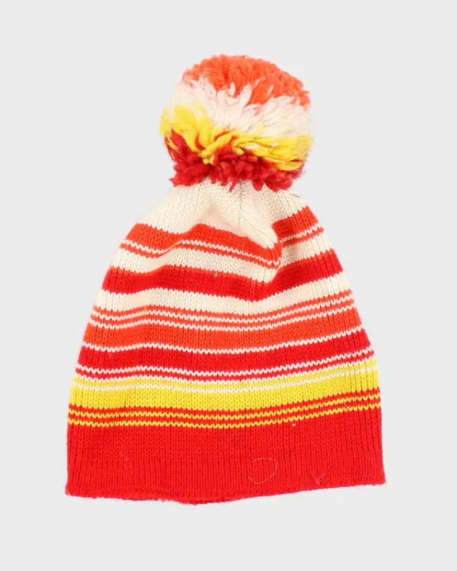Vintage Wool Striped Beanie sold by Rokit