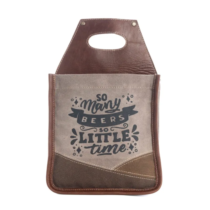 So Little Time Beer Caddy sold by Myra Bag