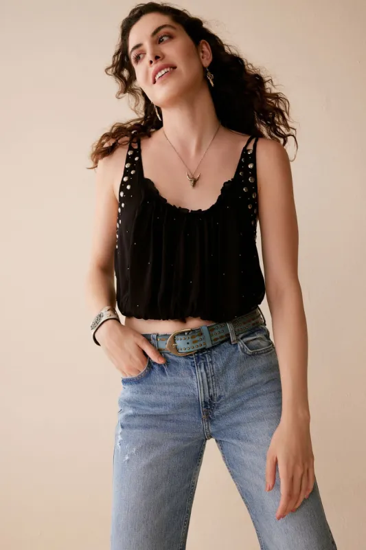 Bohera Joanie Accent Tank Top sold by Myra Bag