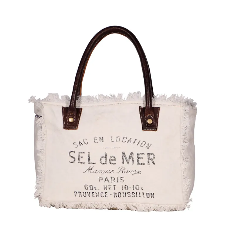 Charming White Small & Crossbody  Bag sold by Myra Bag