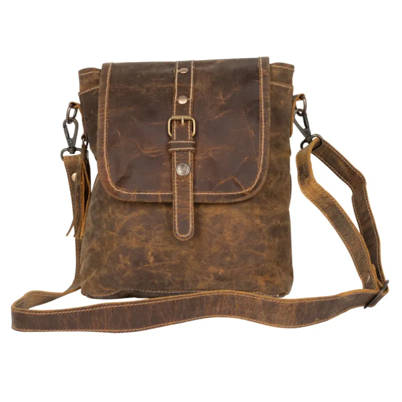 Brown Beauty Leather Bag sold by Myra Bag