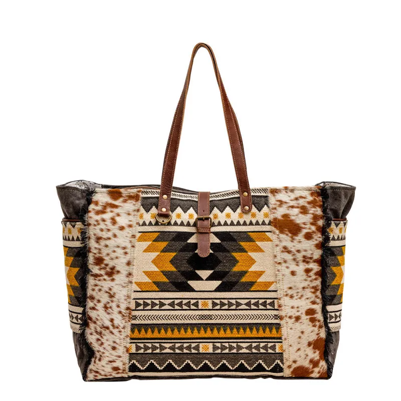 Trilang Weekender Bag sold by Myra Bag