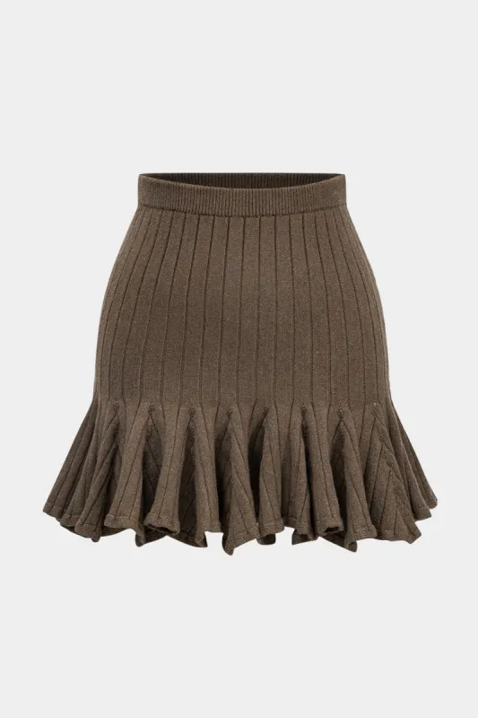 Sweater Ruffle Skirt sold by Micas