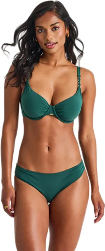 Pleated Bikini Bottom - Women's|-|Bas de bikini plissé - Femme sold by Altitude Sports