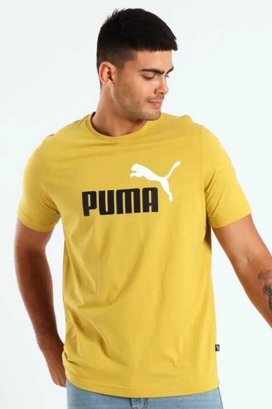 Essential Plus 2 Tone Logo Tee - Lime sold by Edgars