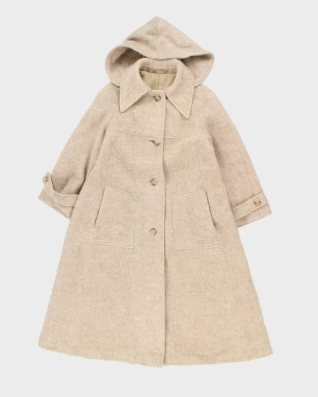 Vintage 70s Wool Hooded Coat - M sold by Rokit