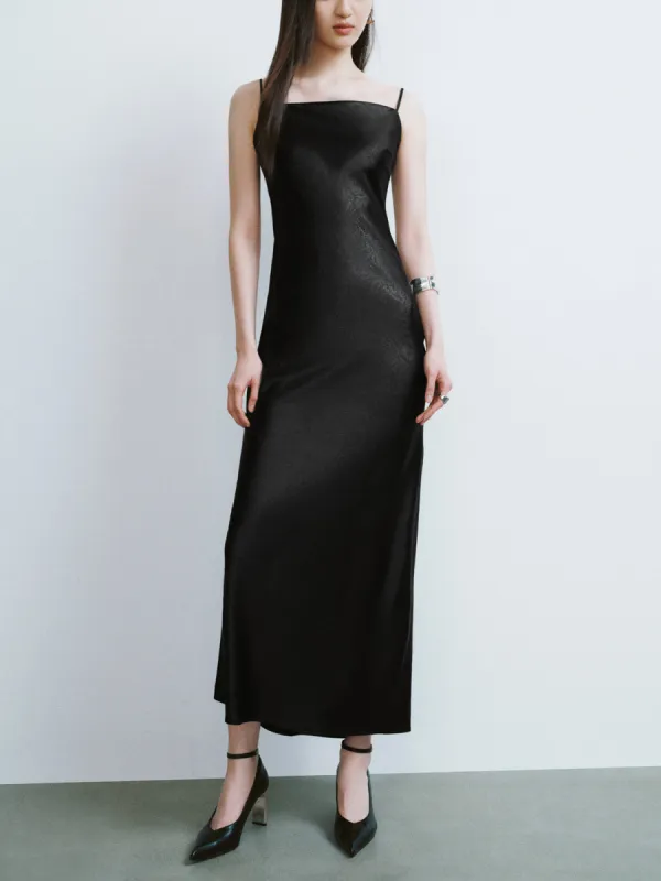 Square-cut Collar Straight Cami Dress sold by Urban Revivo