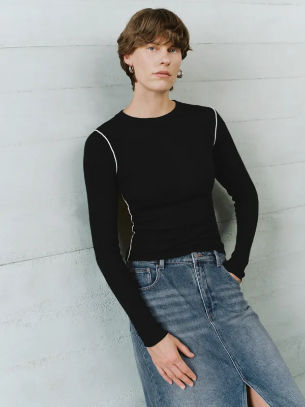 Skinny Knitted T-Shirts sold by Urban Revivo