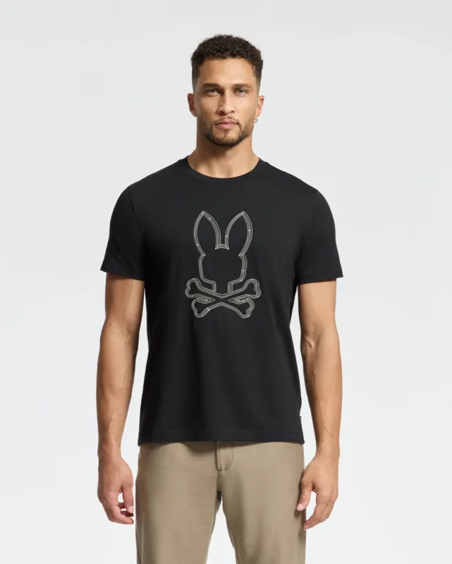 MENS MONARC FRONT BUNNY GRAPHIC TEE - B6U211E200 sold by Psycho Bunny