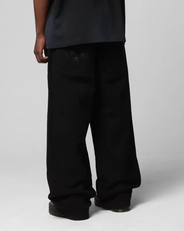 Loiter Collateral Baggy Jeans Black sold by Culture Kings