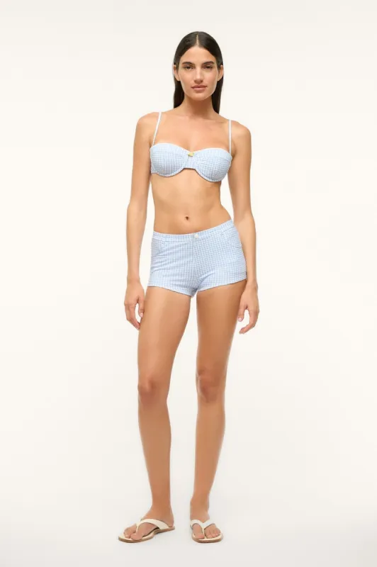 COD BIKINI BOTTOM | SKY MICRO CHECK sold by STAUD