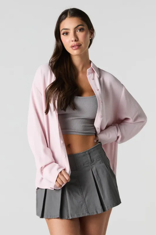 Flowy Button-Up Top sold by Urban Planet