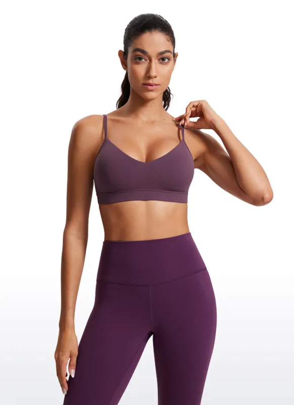 Butterluxe V Neck Spaghetti Straps Bra sold by CRZ Yoga