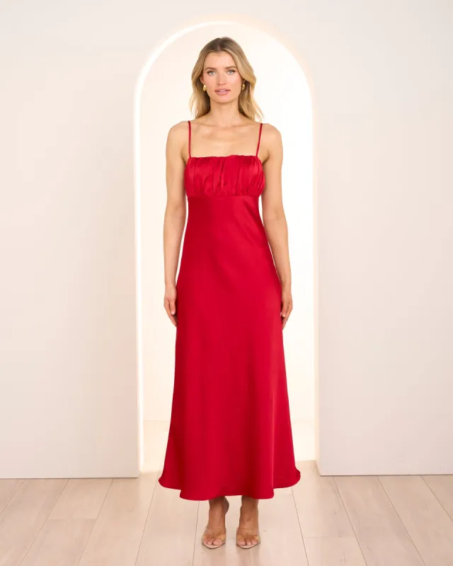Rae Gathered Maxi Dress sold by Pilgrim