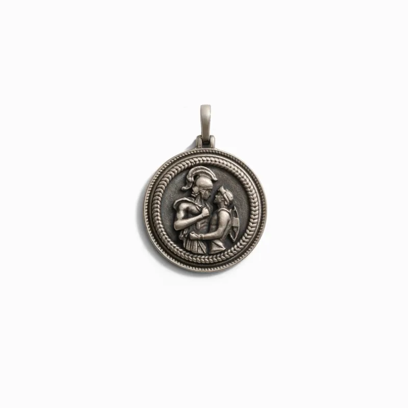 Gunmetal Achilles Pendant sold by Awe Inspired