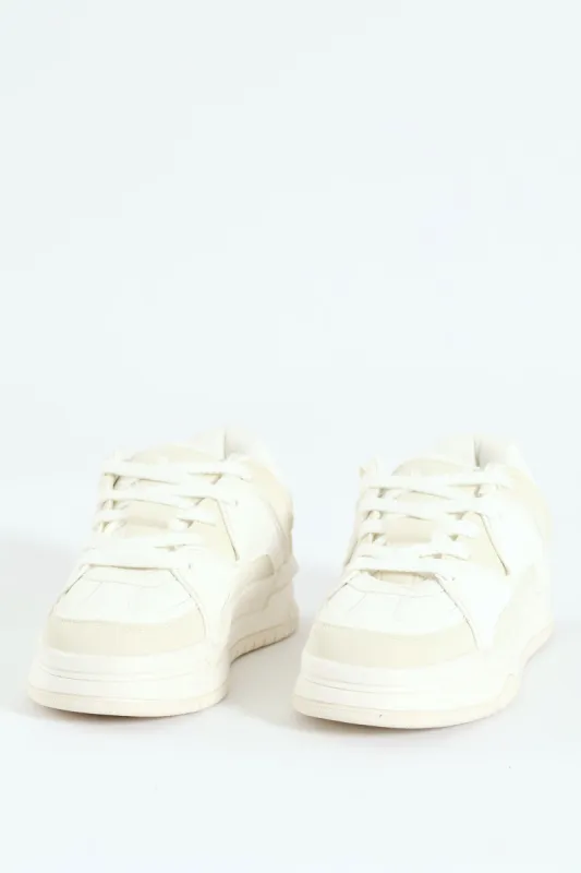 Fashion Skate Sneaker - Beige sold by Edgars