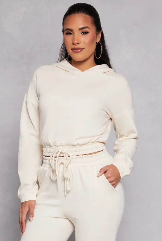 Iris Hooded Cropped Sweatshirt sold by Rainbow