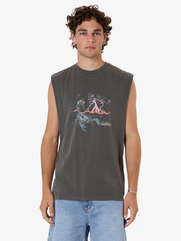 Scorpion Ridge Merch Fit Muscle Tee - Merch Black sold by Thrills