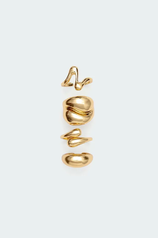 Assorted Abstract Ring Pack sold by Edikted