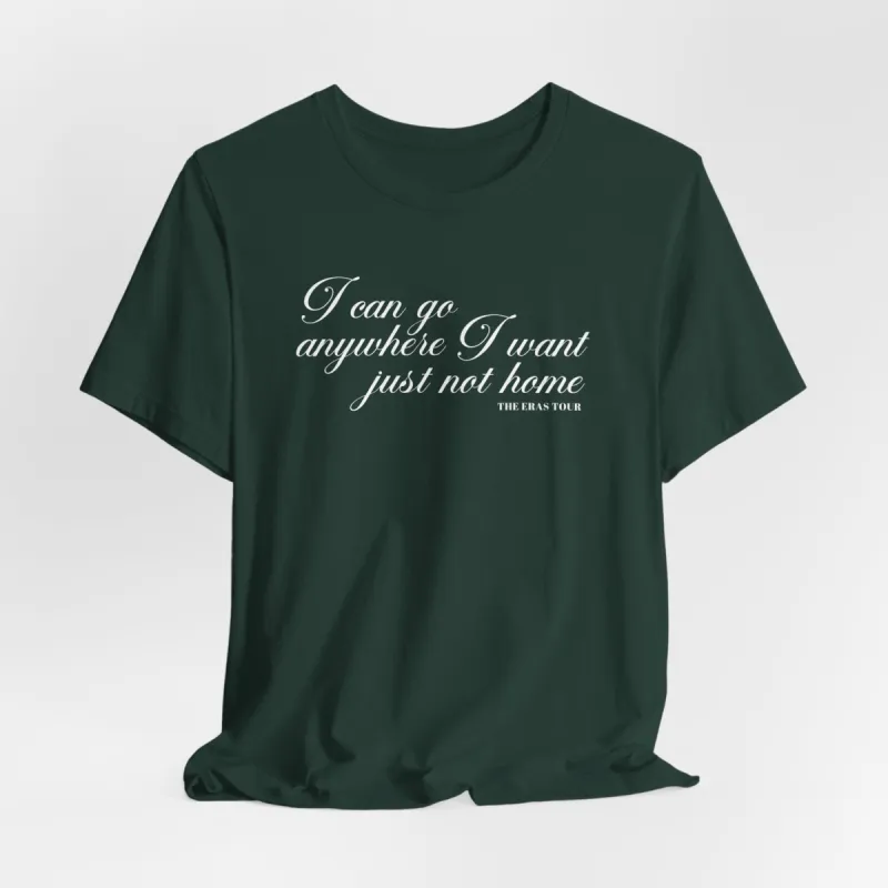 Just Not Home Tshirt sold by Rose Blush Studio