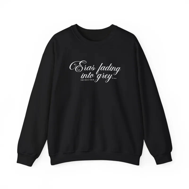 Eras Fading Into Grey Crewneck Sweatshirt sold by Rose Blush Studio