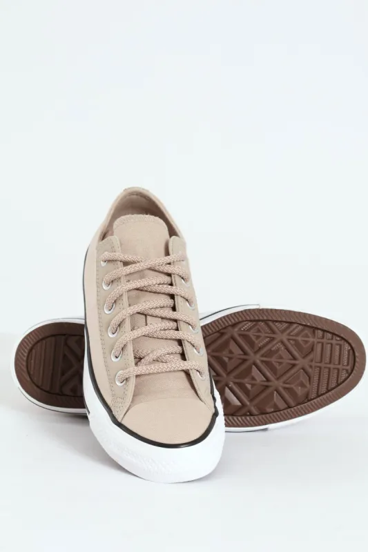 Ox Luxe Chuck Taylor All Star Lo Sneaker - Beige sold by Edgars