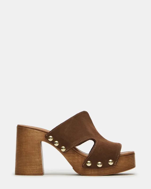 SUNKISSED CHESTNUT SUEDE sold by Steve Madden