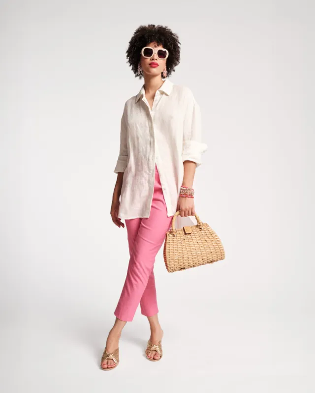 Perfect Oversized Linen Button Down sold by Frances Valentine